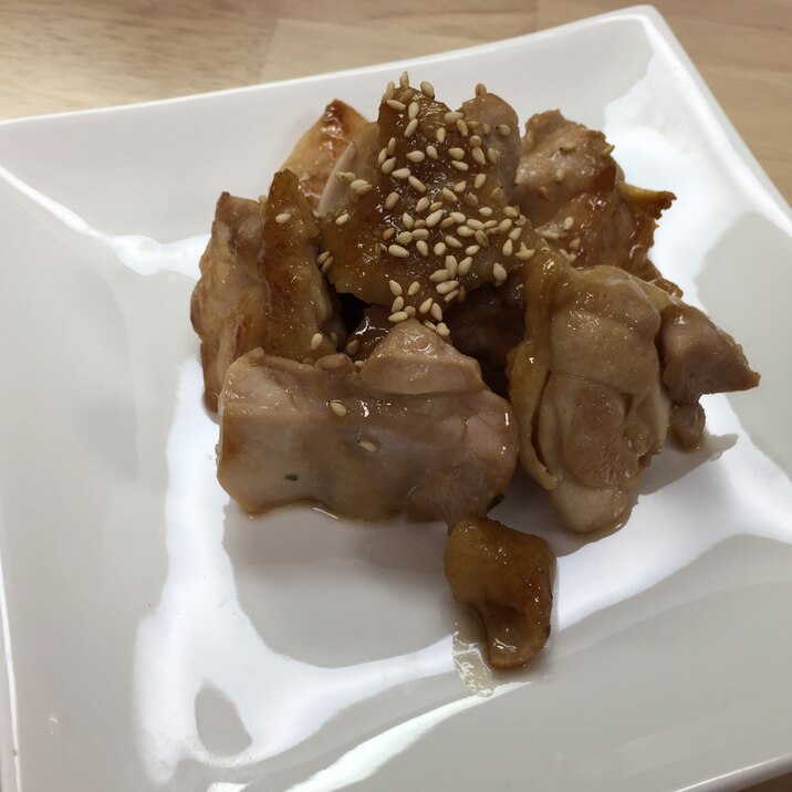 鶏肉の青じそドレ炒め